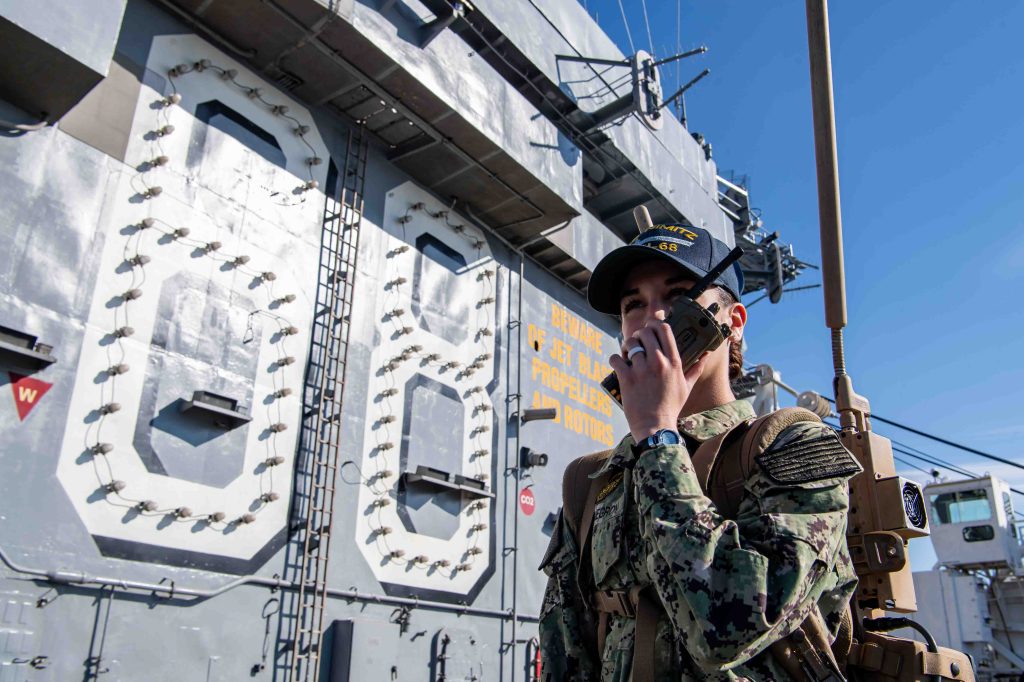 Aircraft carrier Nimitz returns to sea after maintenance stint