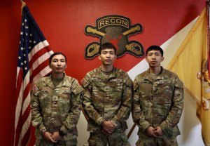 These three Iowa Guardsmen aren’t just squadmates — they’re siblings