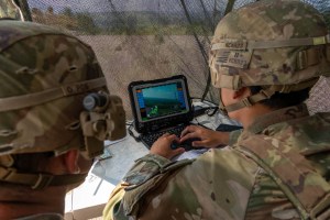 Armored soldiers get first live-fire work on Switchblade 600