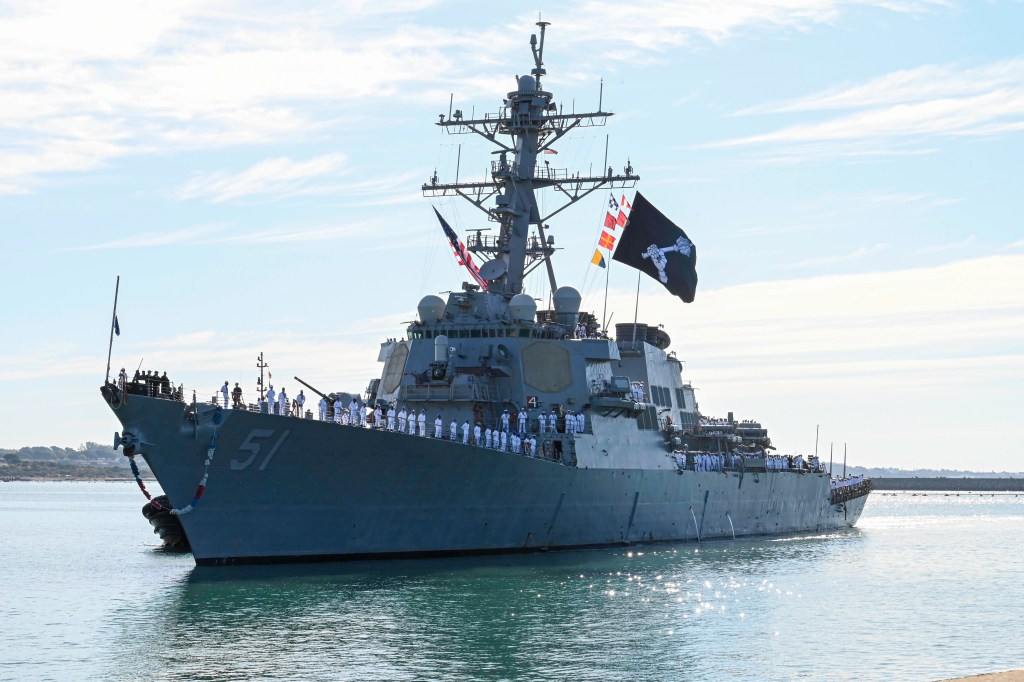 USS Arleigh Burke sailors awarded Armed Forces Service Medal for ‘12-Day War’ operations