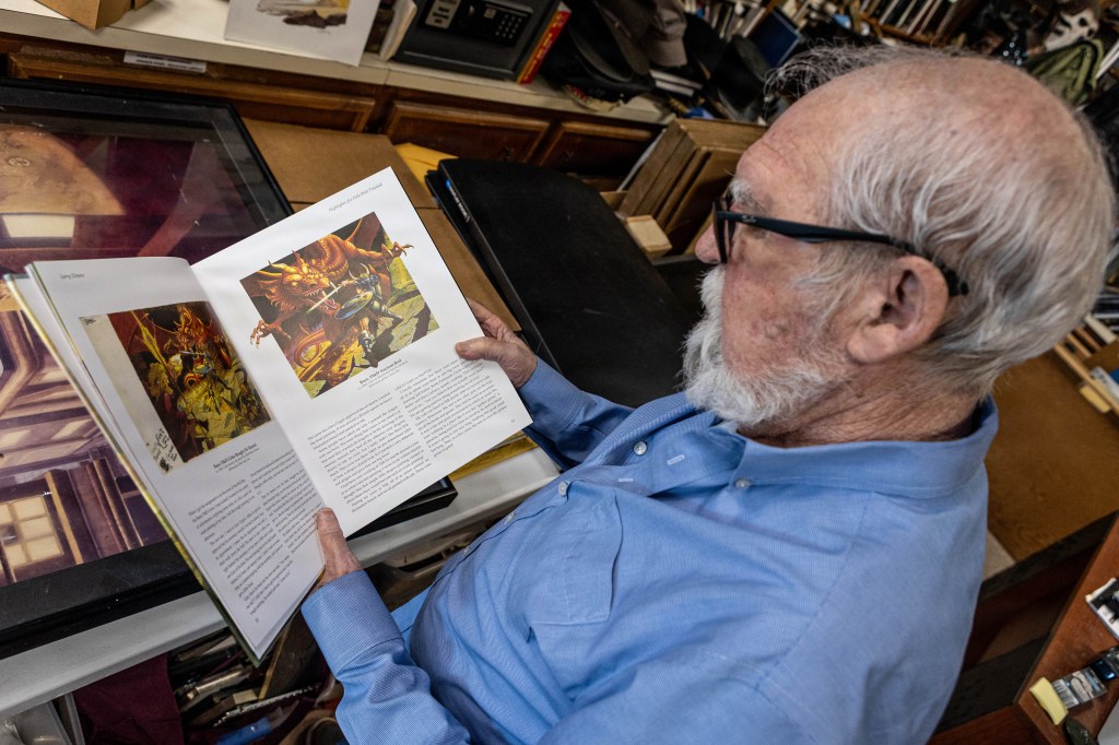 From tanks and rifles to Dungeons and Dragons: Veteran’s experience shaped game’s famous artwork