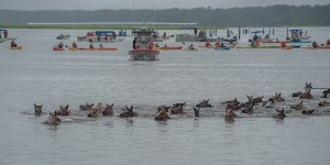 With the Coasties of Chincoteague — boats, ponies and lots of rain