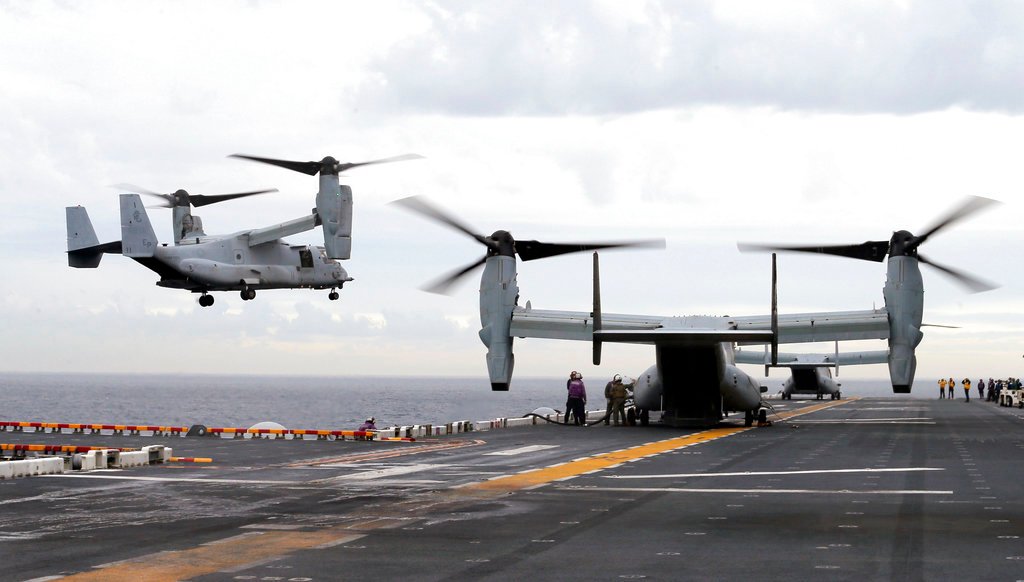 Three Marines killed in Osprey crash off Australia identified