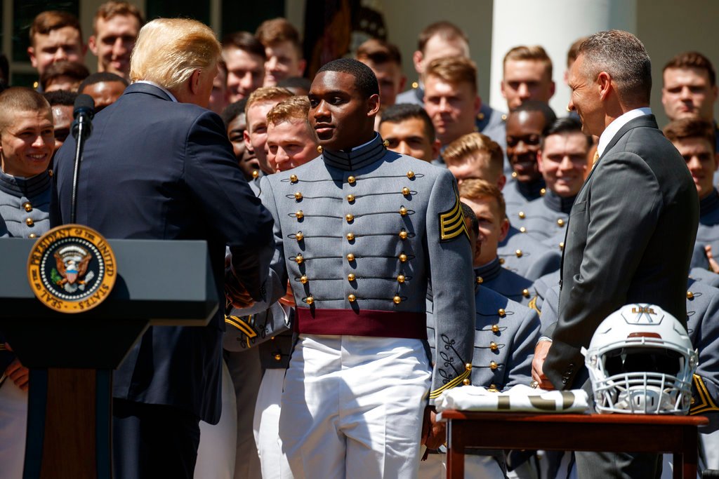 Army upbeat after spring ball, White House visit