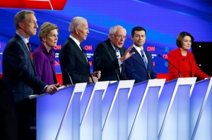 Amid Iran tensions, Democratic hopefuls joust over military plans