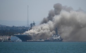 For the fire-ravaged ship Bonhomme Richard, the US Navy has no good options