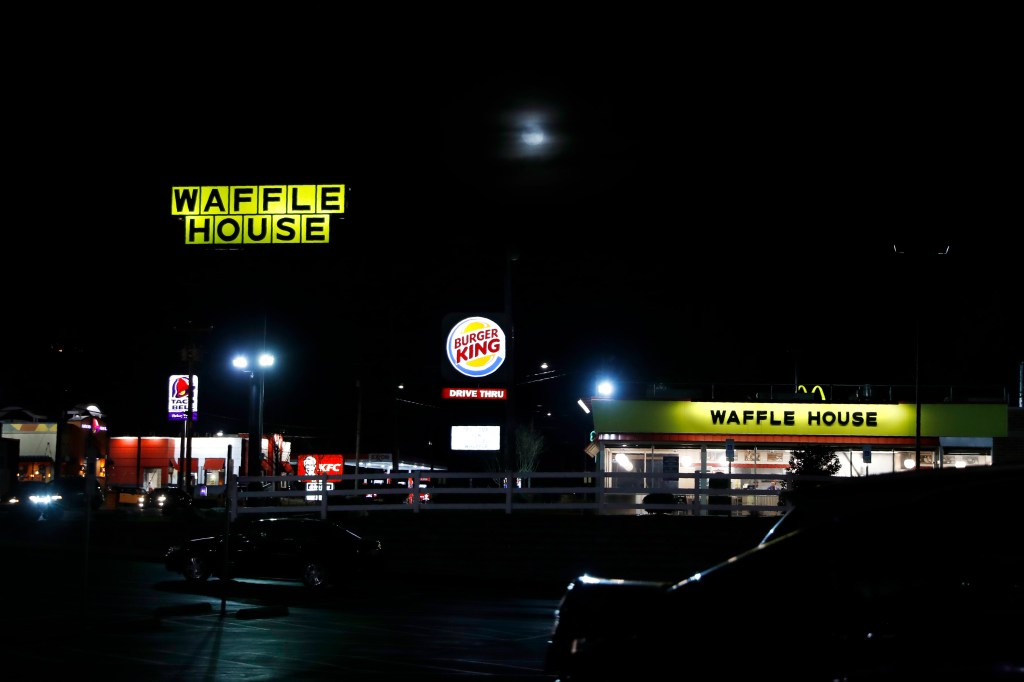 Police: 2 Marines skip out on Waffle House bill, damage a helicopter