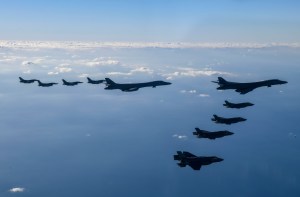 North Korea fires more missiles as US flies bombers over South
