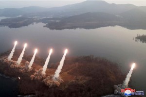 North Korean leader supervises troops simulating attack on South