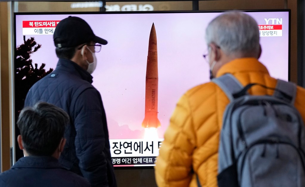 North Korea launches ICBM before South Korea-Japan summit
