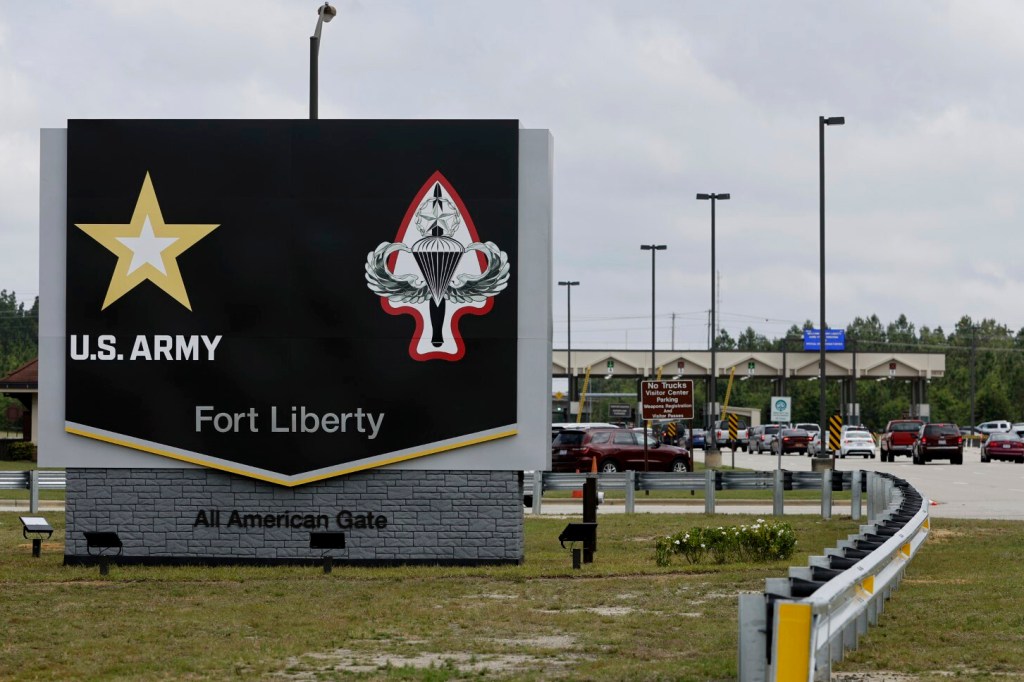 Fort Bragg officially renamed Fort Liberty
