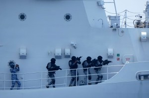 US, Japanese, Philippine coast guard ships stage drills