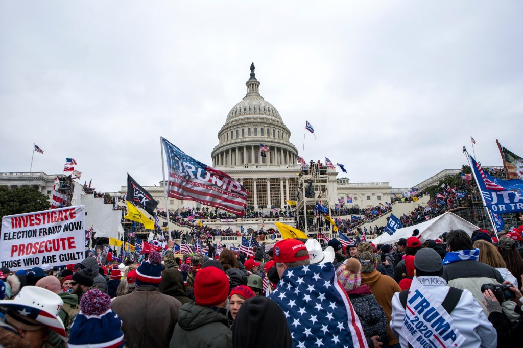 Marine vet sentenced to over 3 years in prison for Capitol riot