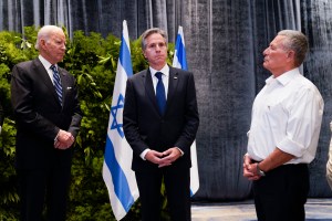 Blinken, Austin say US ready to protect American troops in Middle East