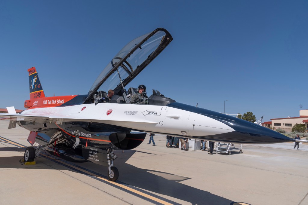 AI-controlled fighter jet takes Air Force secretary on historic ride