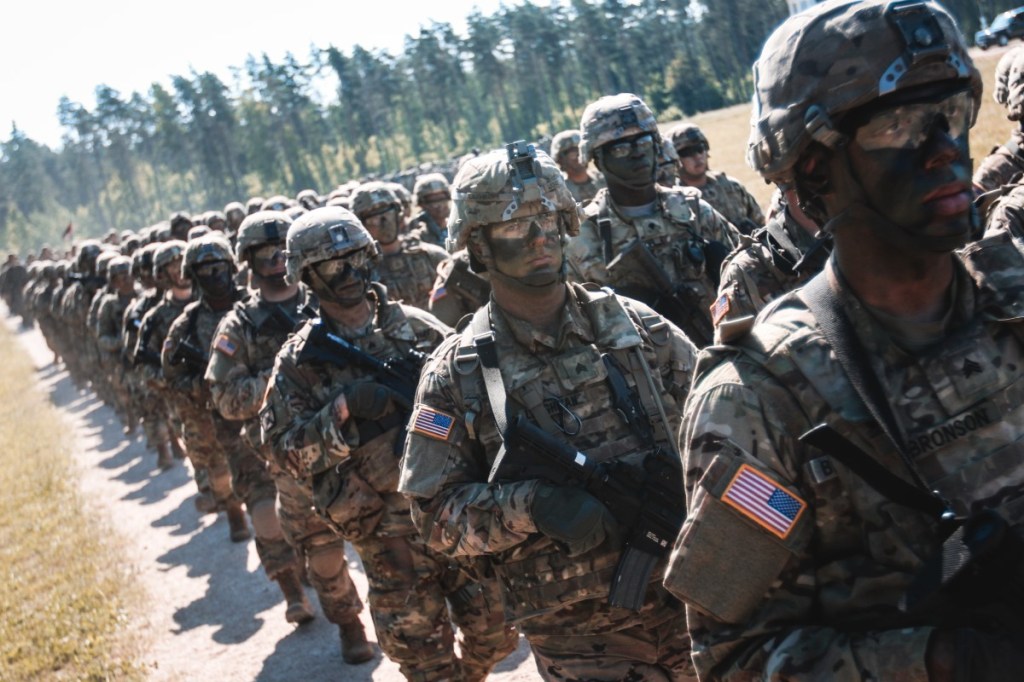 The military is growing, but some services are getting smaller