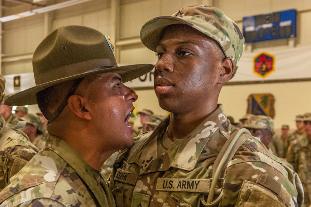 What stresses out Army drill sergeants?