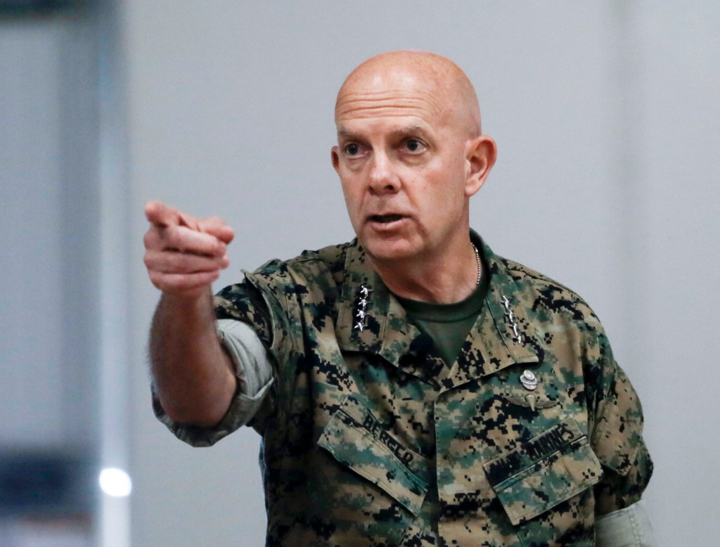 Marine commandant calls on retired military leaders to be thoughtful about political comments