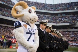Why does the U.S. Naval Academy have a goat as its mascot?