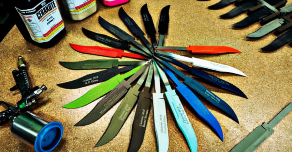 Now you can Cerakote your classic Buck knives