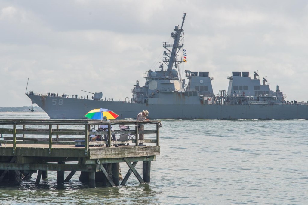 Navy vessels, aircraft start returning to Hampton Roads