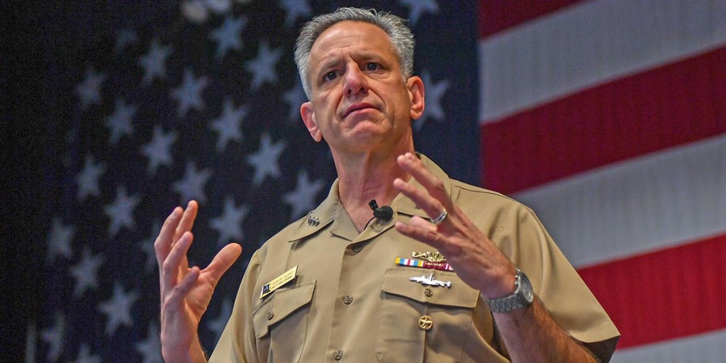 Trump nominates Vice Adm. Bob Burke for 4th Star, VCNO job