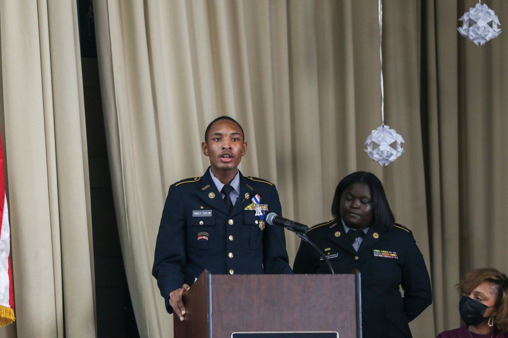 Army JROTC cadet saves life in shooting, receives Medal of Heroism