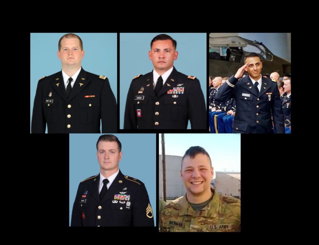 Army identifies 5 soldiers killed in Sinai UH-60 Black Hawk helicopter crash