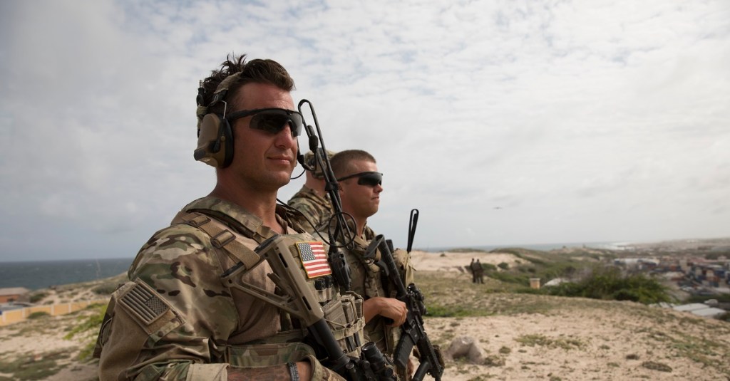 Airstrike kills two militants after US troops come under fire in Somalia