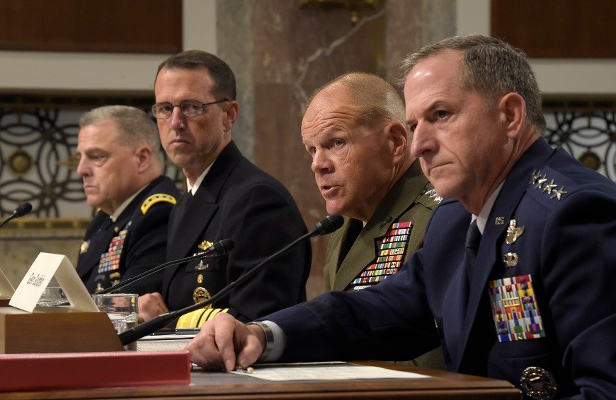 All four service chiefs denounce racism in wake of Charlottesville rally