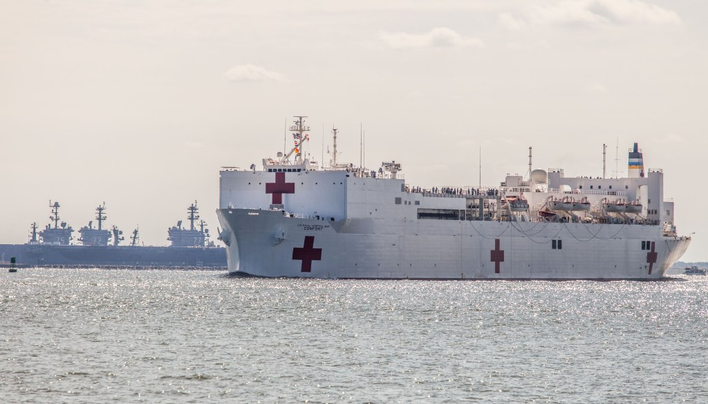 Ships Comfort and Wasp on the way to Puerto Rico