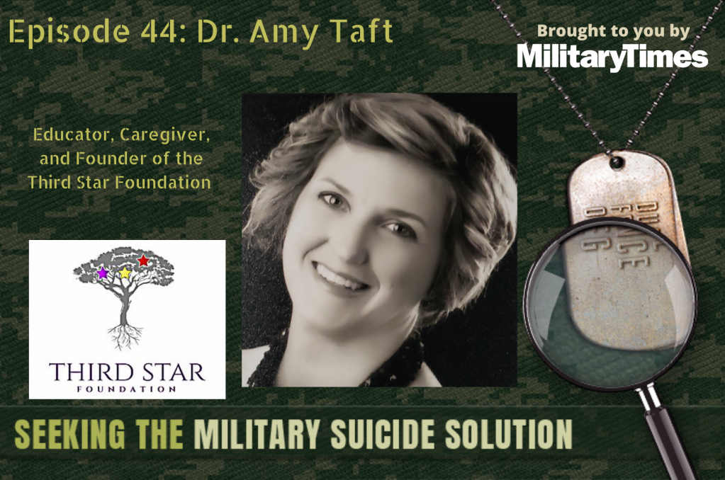 Seeking the Military Suicide Solution Podcast, Episode 44: Dr. Amy Taft, suicide prevention in children of military families