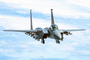 Passenger on F-15 ride-along ejected on runway, video shows