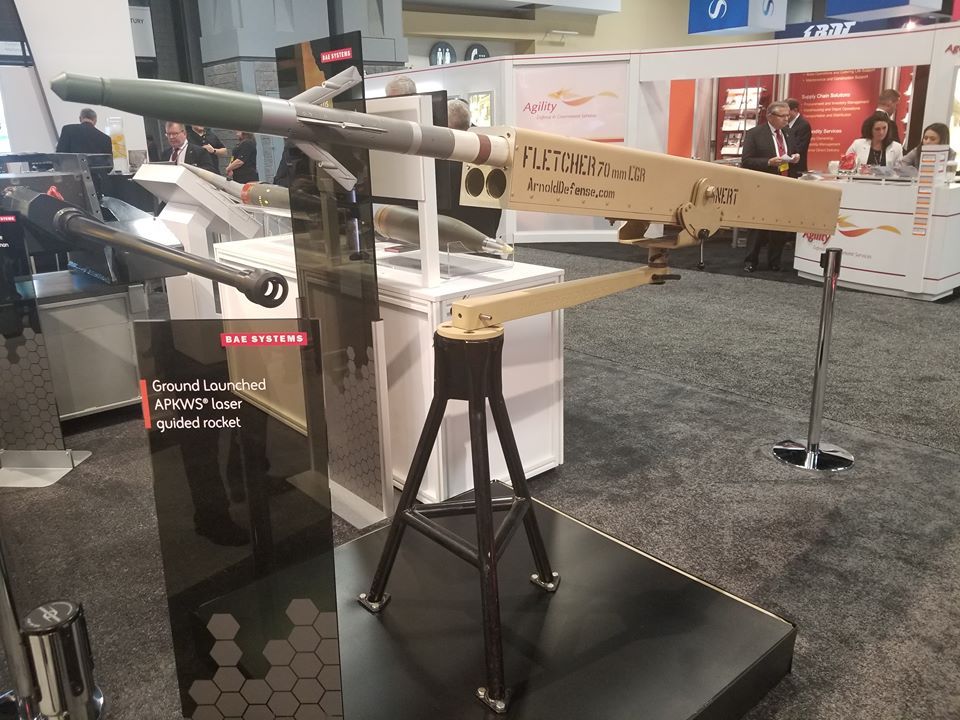 Not just for aircraft anymore: This laser guided rocket kit can be mounted for ground defense