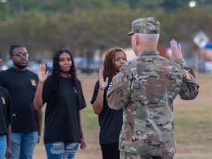 100 soldiers awarded recruiting ribbon for getting others to enlist