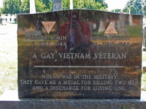 The history behind famous ‘Gay Vietnam Veteran’ headstone