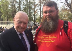 Marine vet marking Beirut attack anniversary with another 273-mile walk