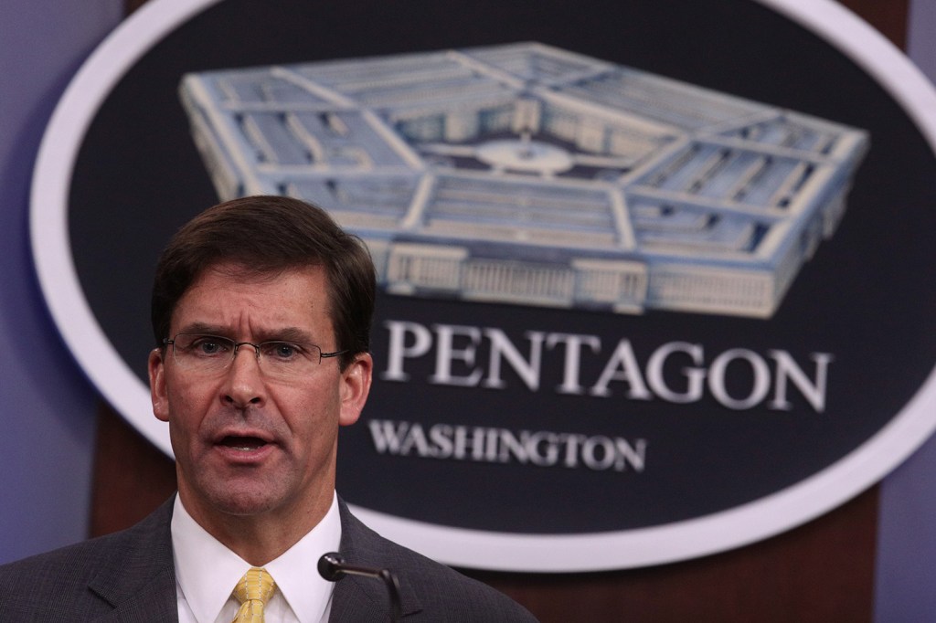 Secretary of Defense recuses himself from troubled Pentagon contract