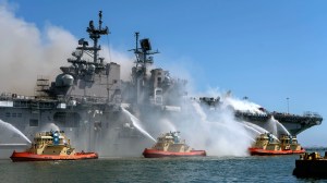 Navy needs to improve fire safety enforcement on ships, watchdog warns