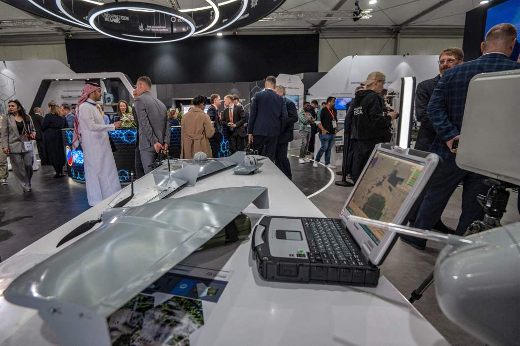 Russia, Ukraine showcase loitering munitions at IDEX arms fair