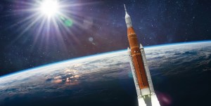 Go for the moon: NASA’s mightiest rocket ship finally lifts off
