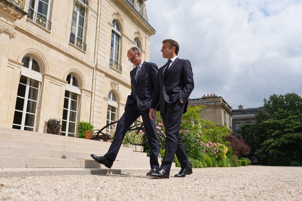Macron, Merz vow closer defense ties in reboot of French-German couple