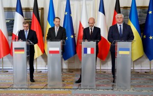 Germany, France, Poland push for closer EU-Ukraine defense ties