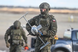 Video purportedly shows Ukrainian unit running down Russian Shahed. The US is paying attention.