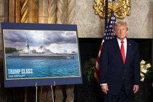Trump-class battleships should not be built until weapons technology is ready, lawmakers say
