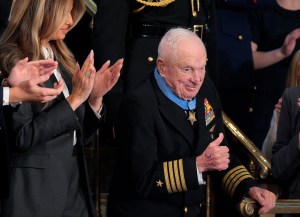 Trump presents Medal of Honor to 100-year-old Korean War veteran during State of the Union