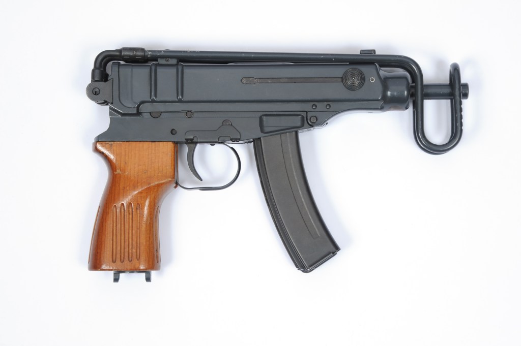 Czechoslovakia delivered a sting with its Skorpion VZ 61 subgun (or machine pistol?)