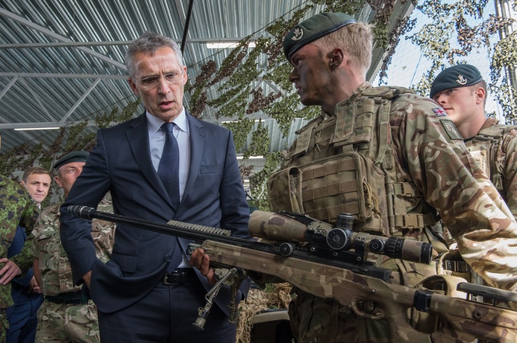 How are NATO members doing on reaching defense spending goals?