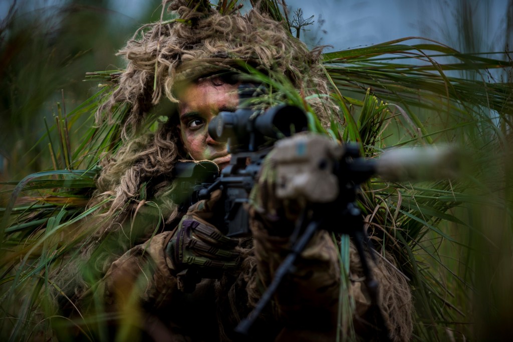 Army and special operations snipers put new ghillie suit to the test