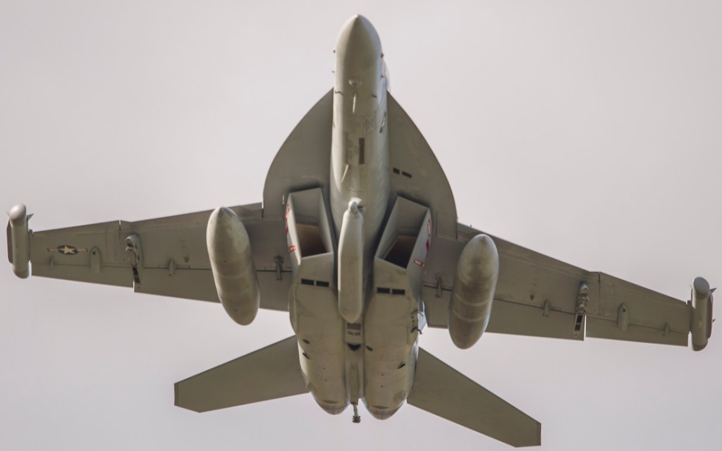 US Navy and Boeing use manned jet to control drone Growlers